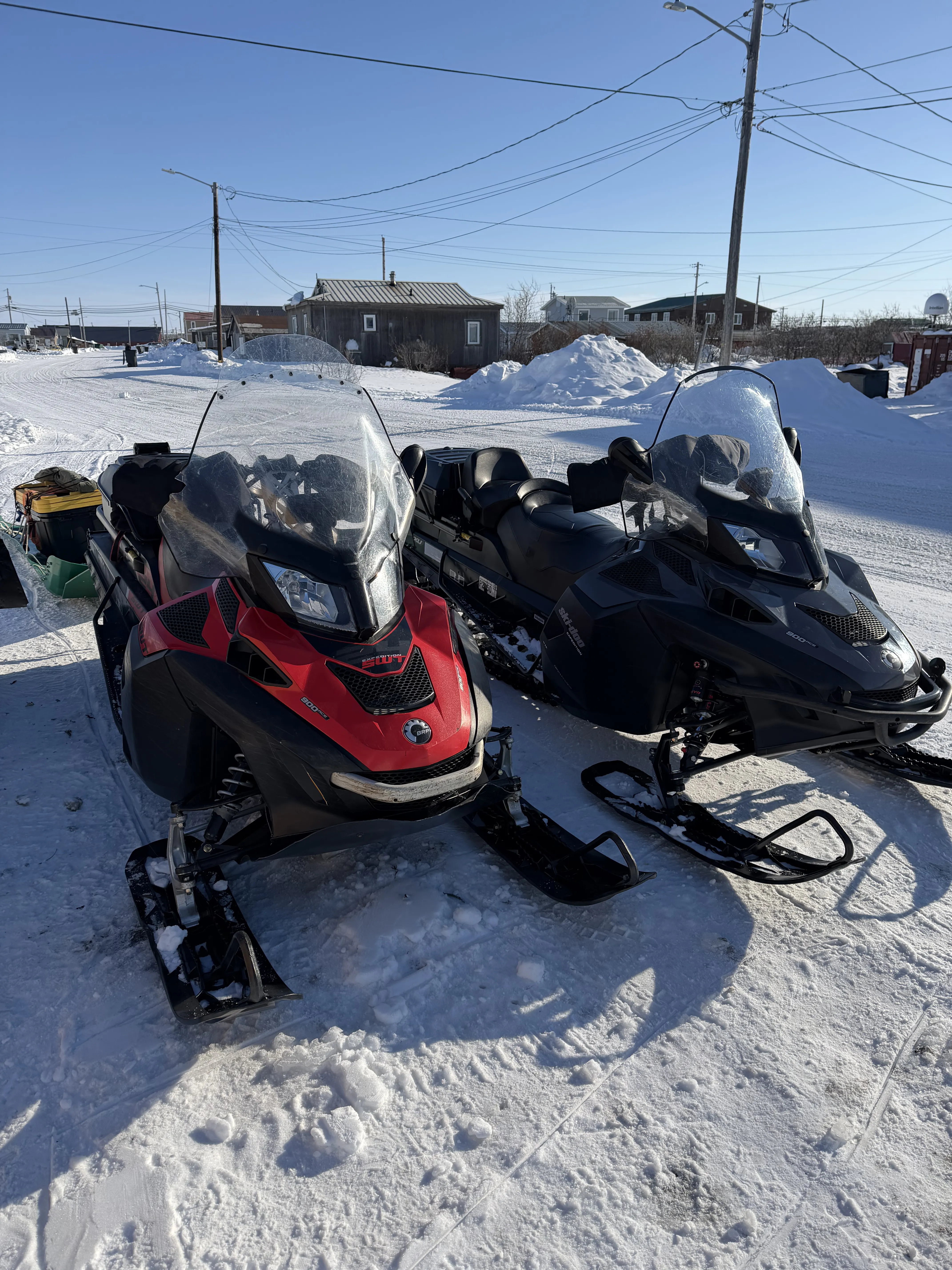 Recent cold-season village trips, snowmachine travel, and Arctic winter ministry.