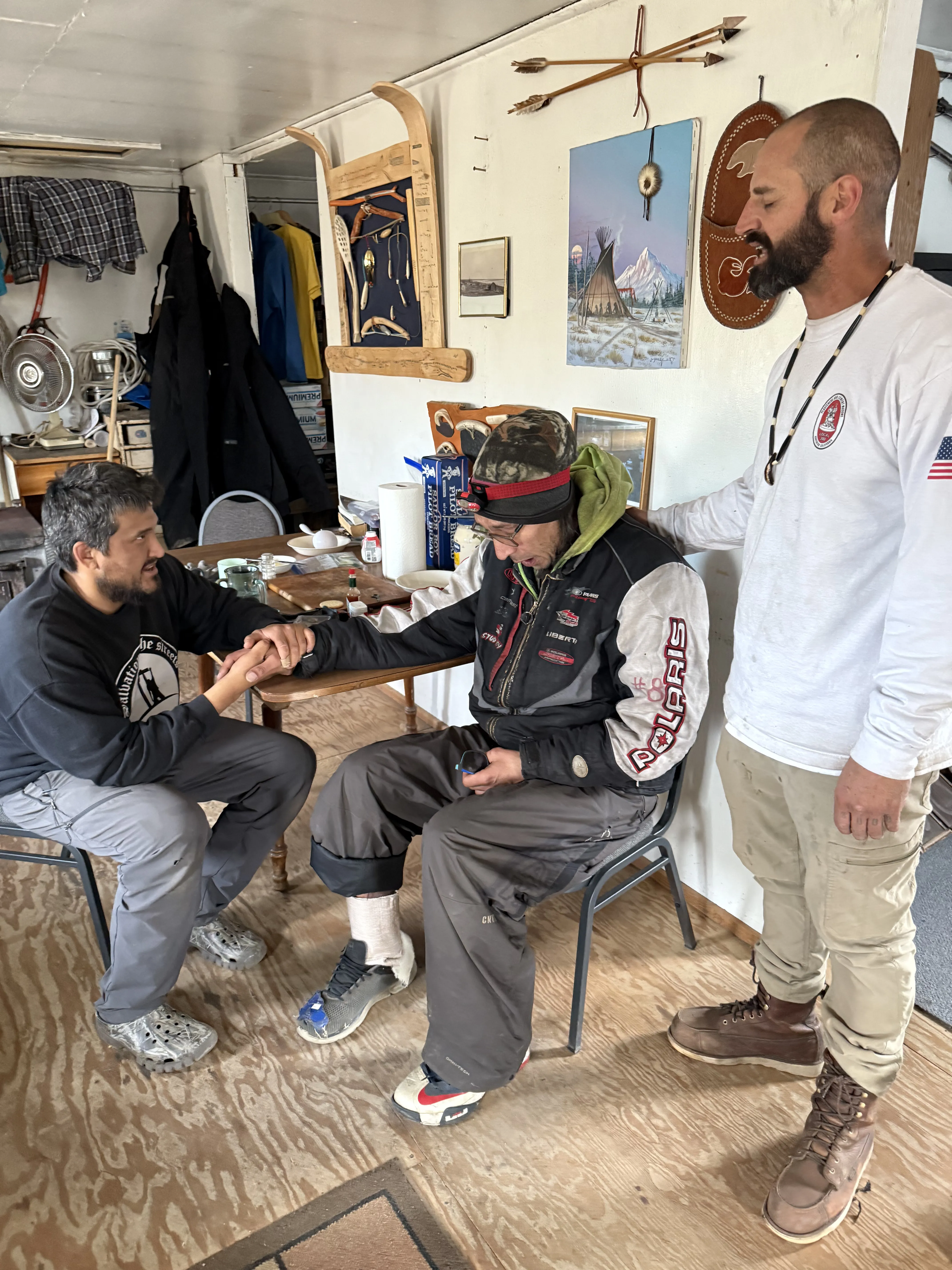 Late-year village visits, community gatherings, and cold-season preparations.