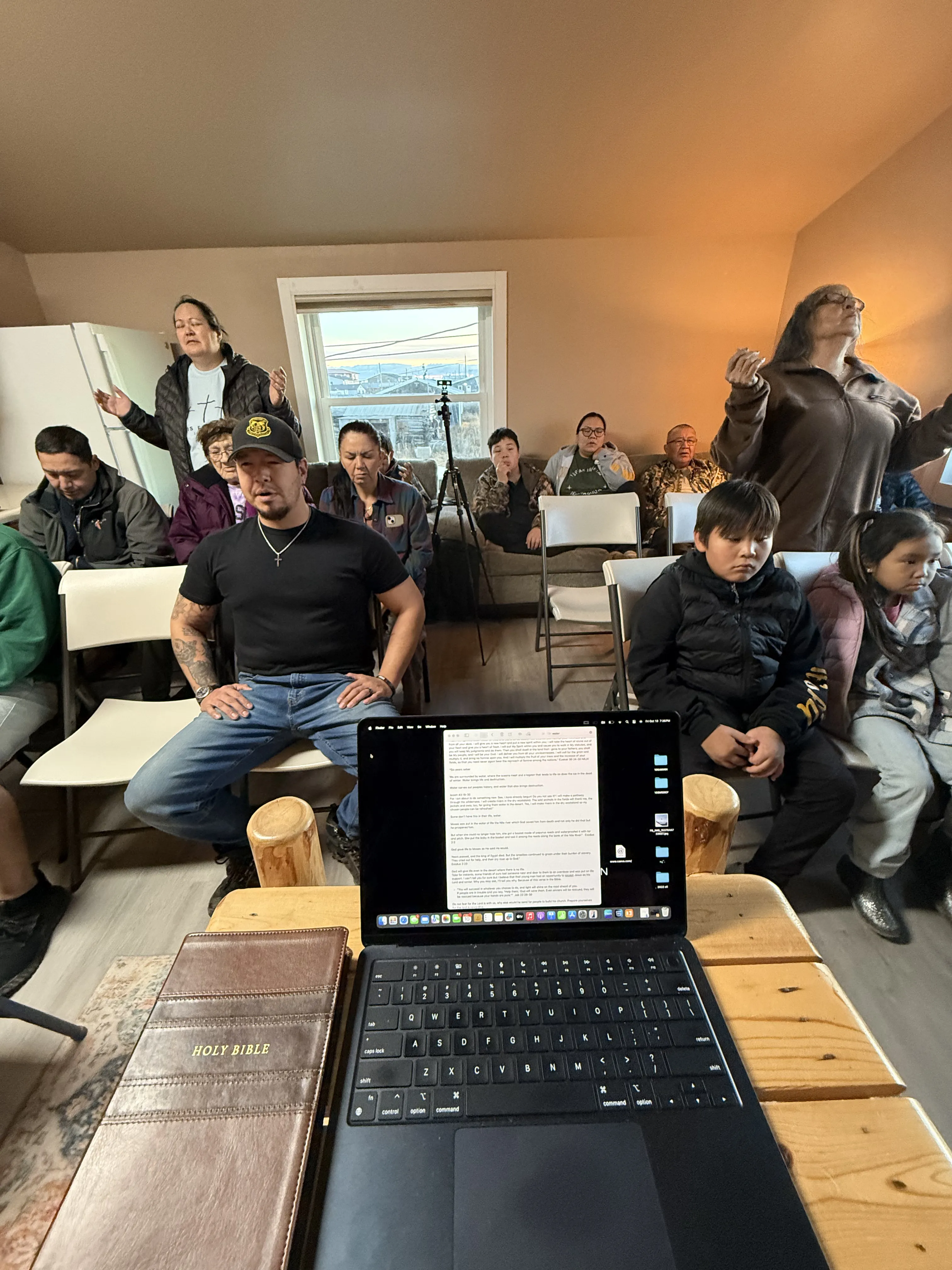 Late-year village visits, community gatherings, and cold-season preparations.