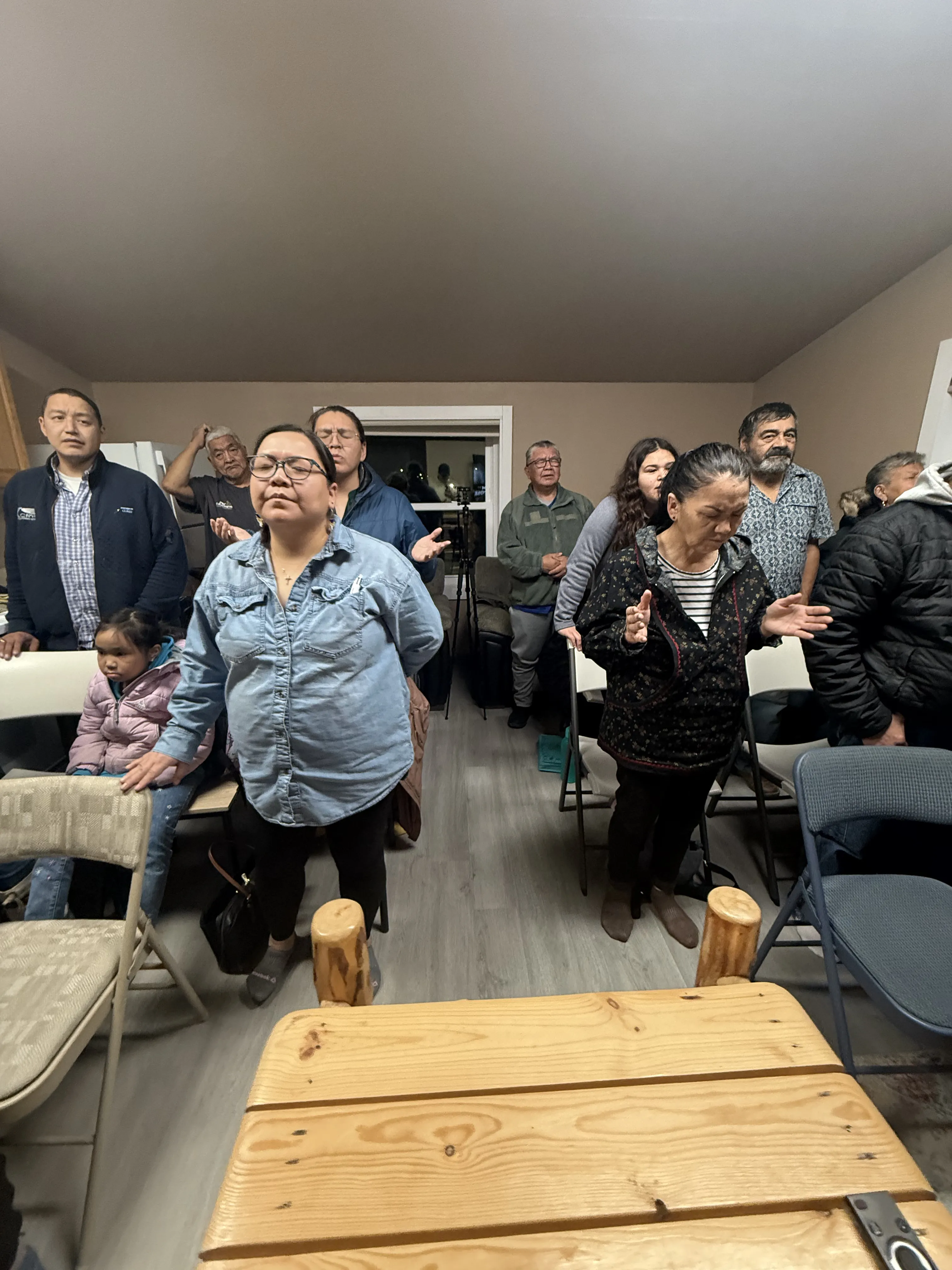 Late-year village visits, community gatherings, and cold-season preparations.