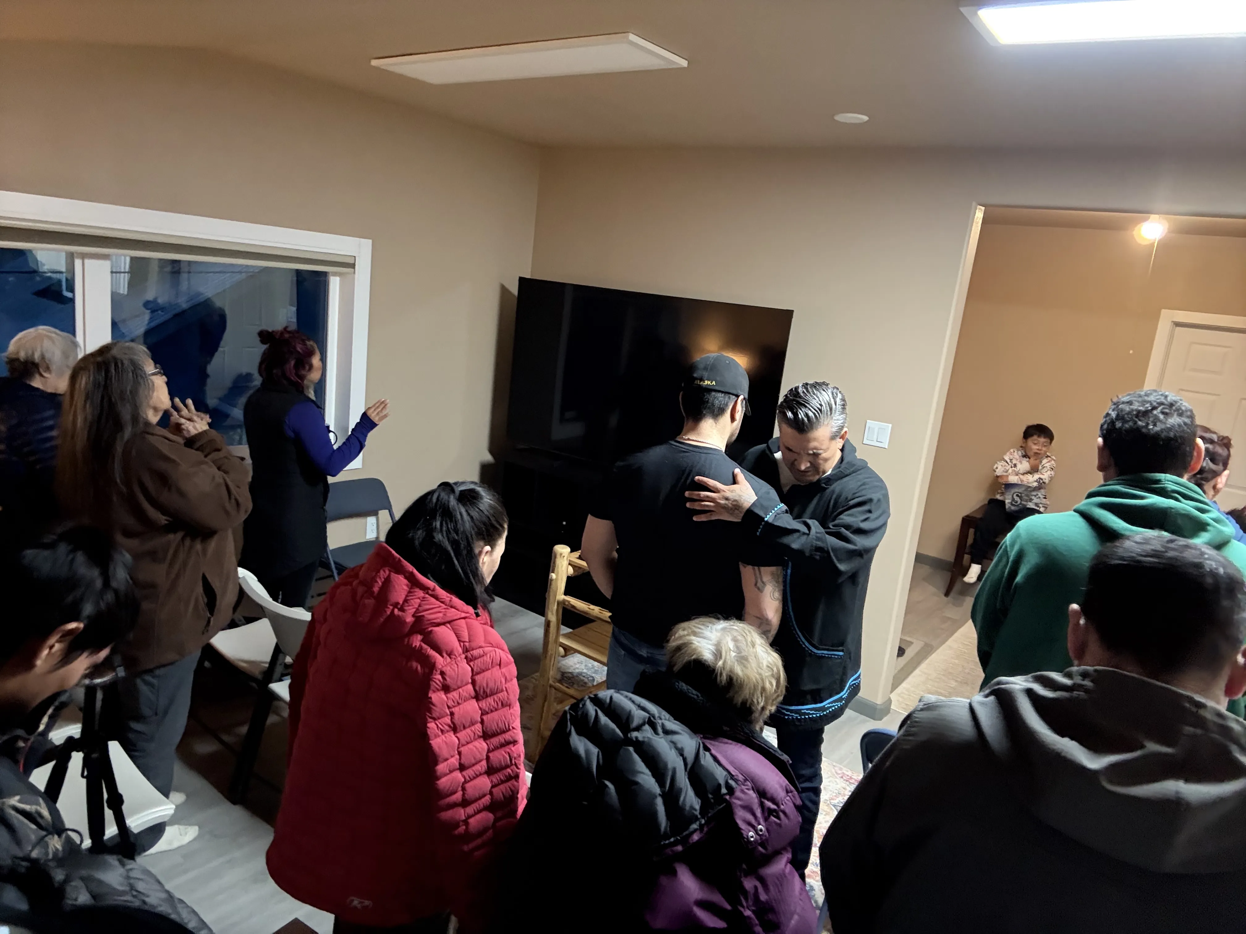 Late-year village visits, community gatherings, and cold-season preparations.